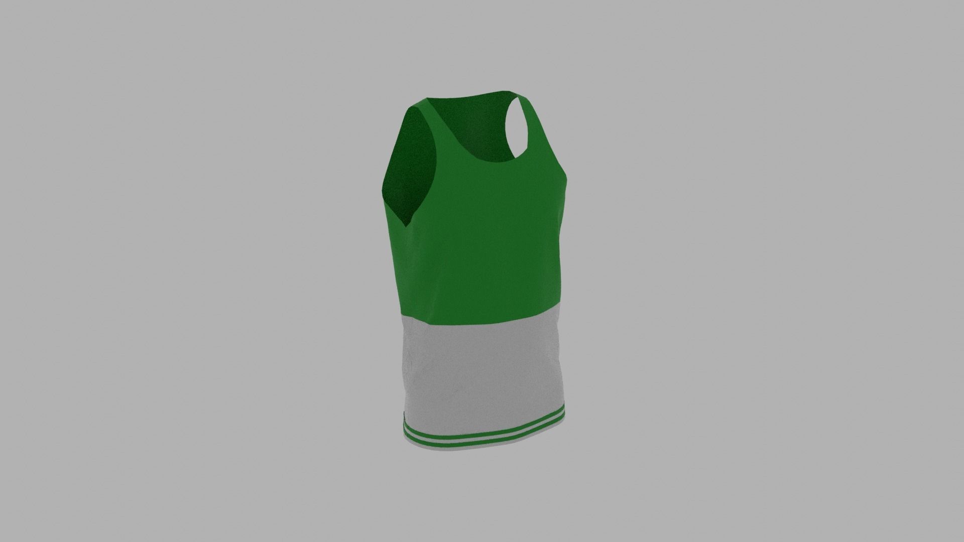 Tank Top Low-poly 3D model_4