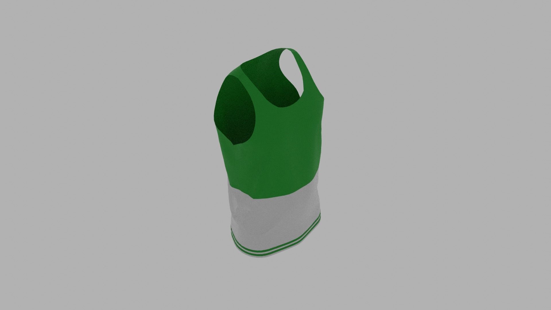 Tank Top Low-poly 3D model_7