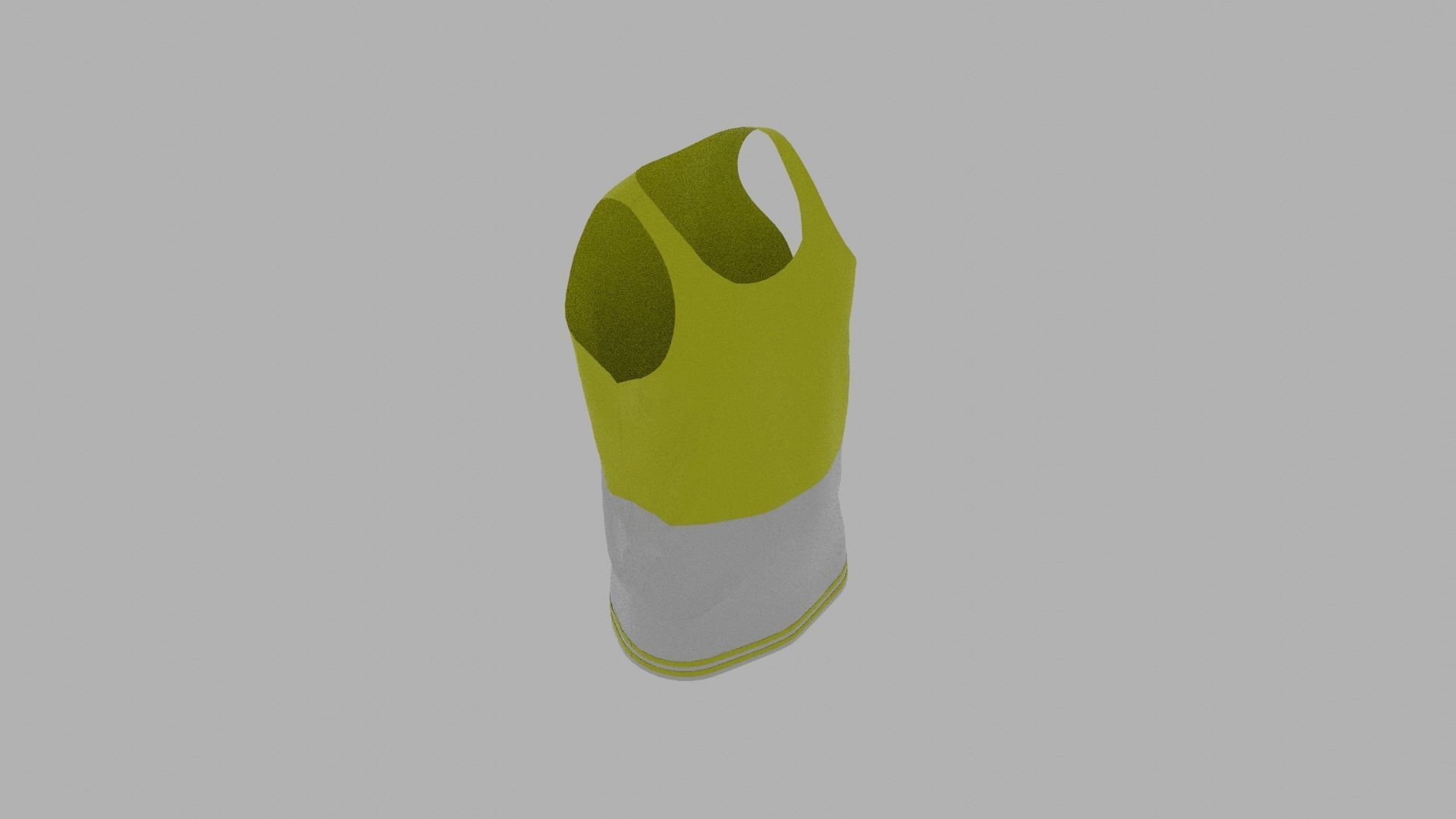 Tank Top Low-poly 3D model_7