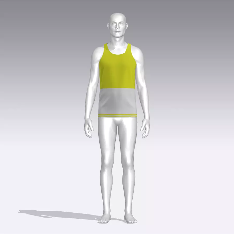 Tank Top Low-poly 3D model_0