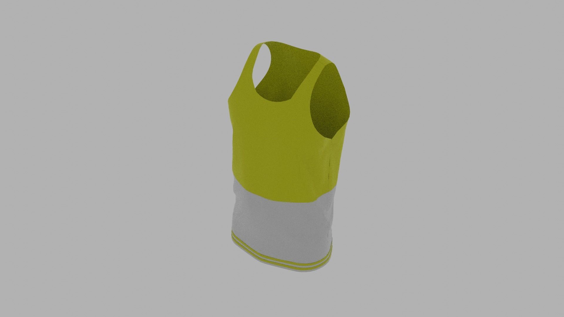 Tank Top Low-poly 3D model_6