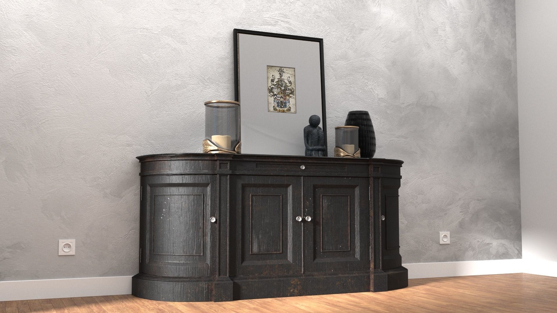 Ethan Allen Versatile Vignette model 3D model_1