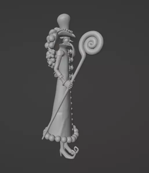 Charlotte Perospero one piece 3D print model_0