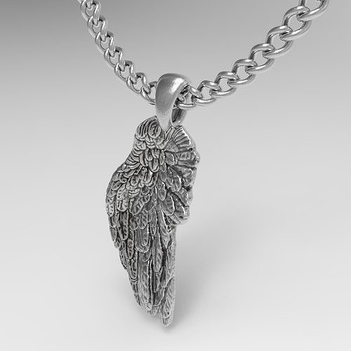 Wing Pendant Printable 3D print model