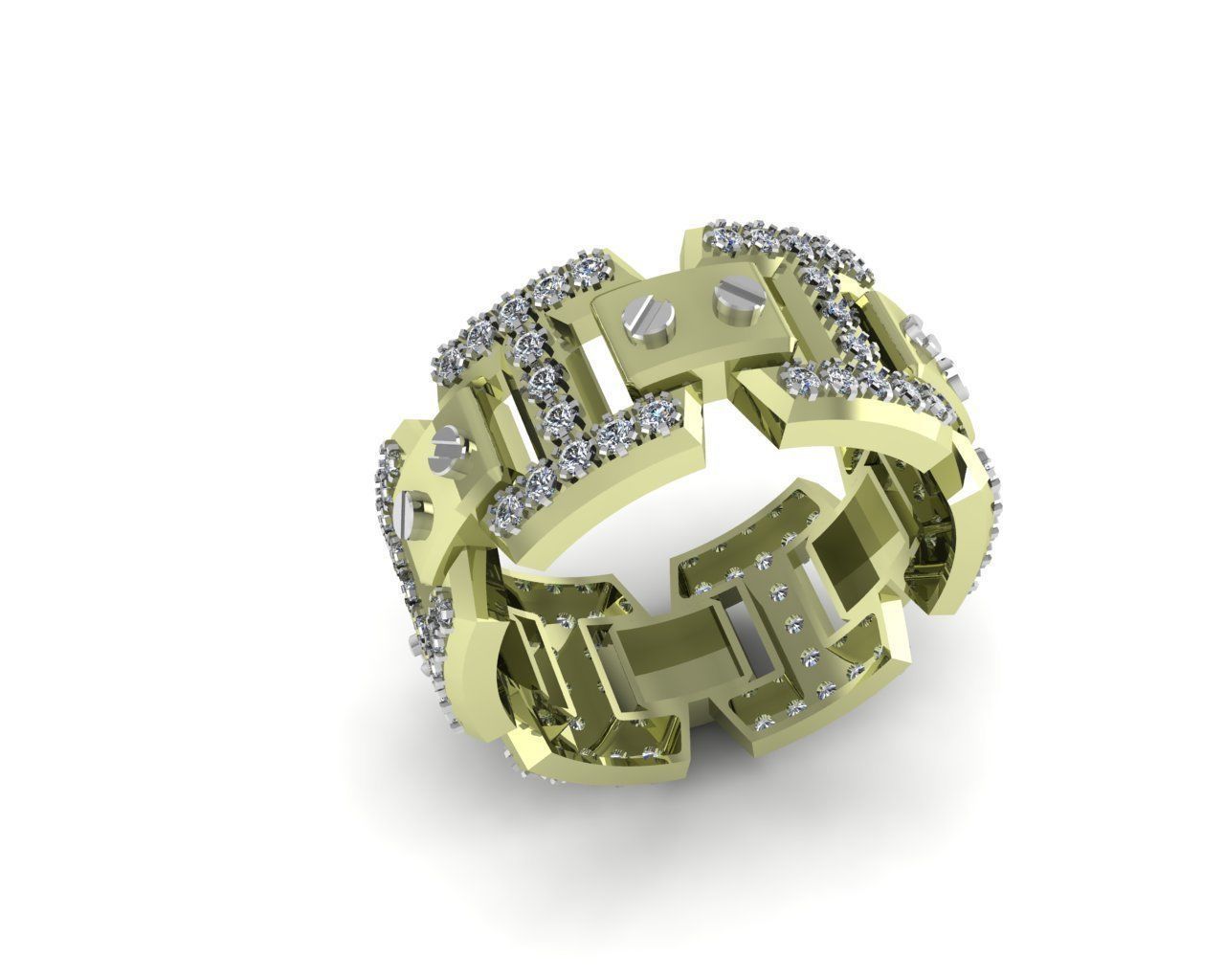 Rings 3D print model_2