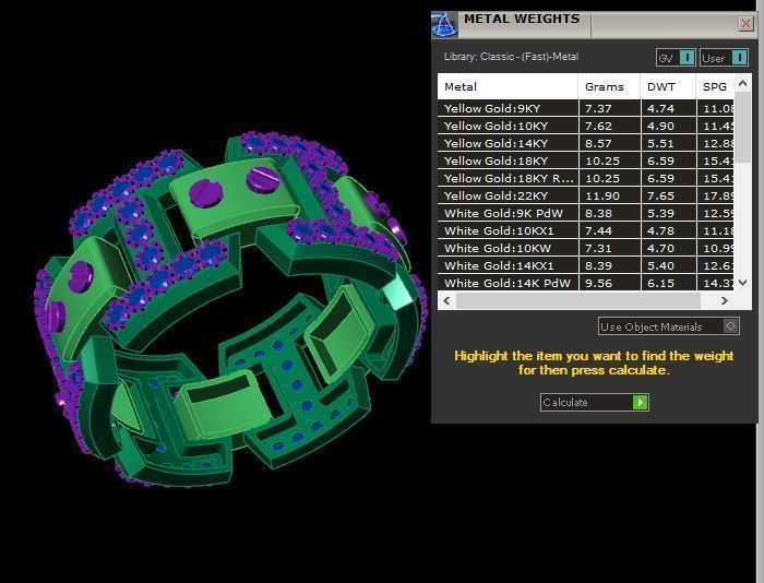 Rings 3D print model_5