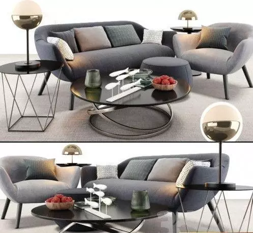 living room furniture 3D print model