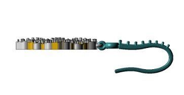 YD274 pendant made of crystals 3D print model_3