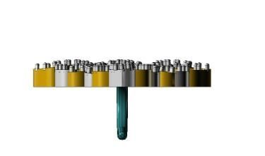 YD274 pendant made of crystals 3D print model_2