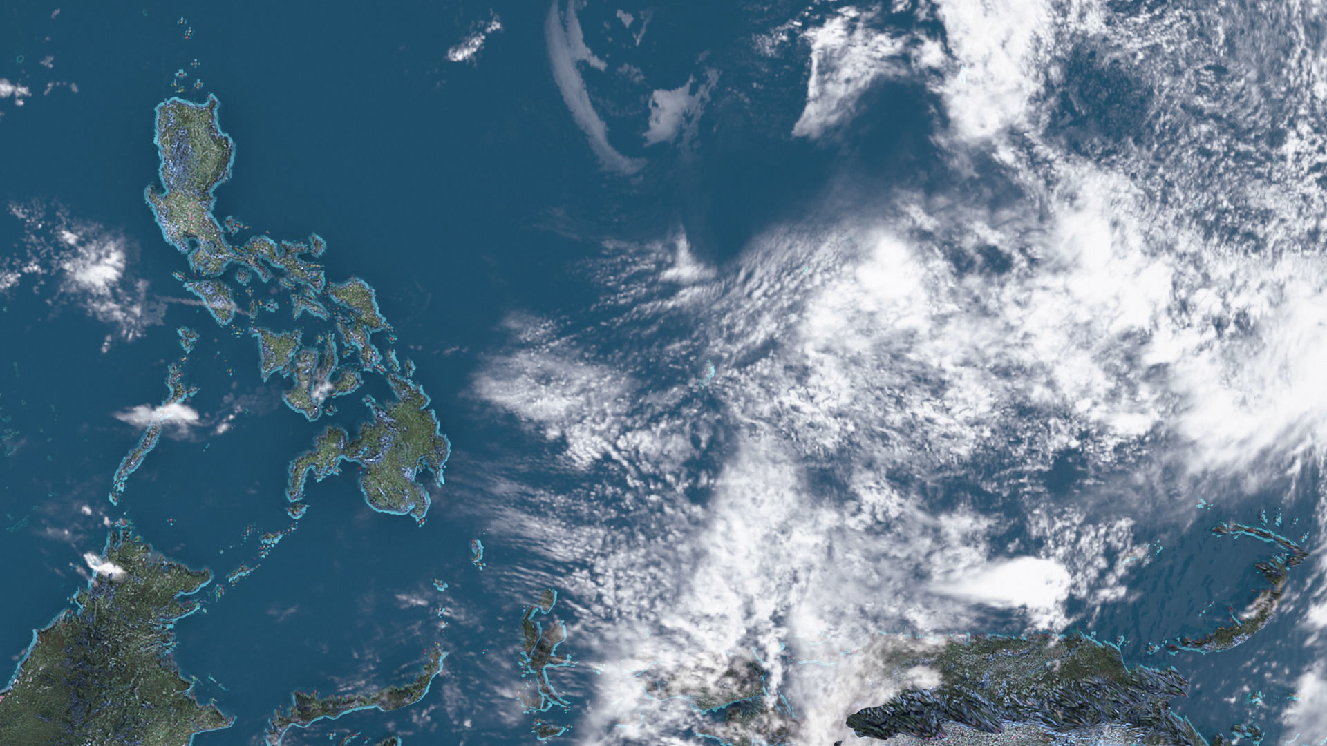 Earth in space elements furnished 3D model_9