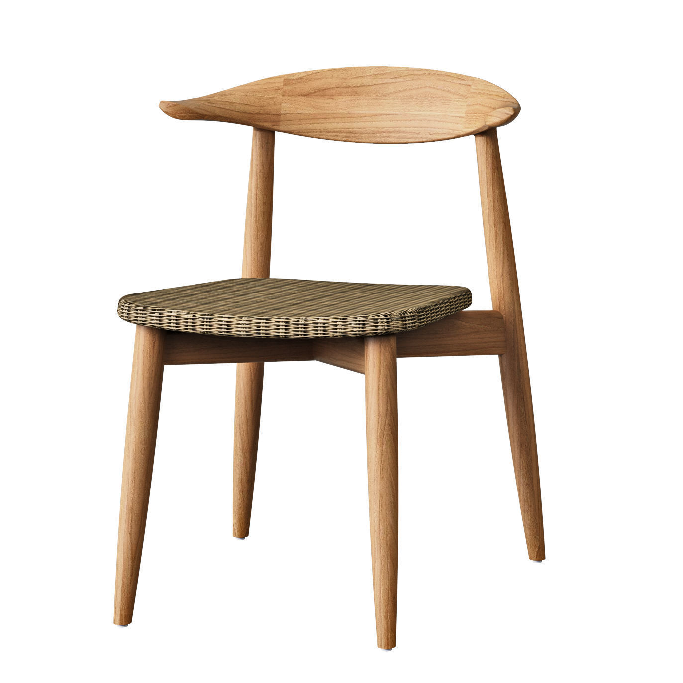 Eagean Stacking Chair 3D model_1