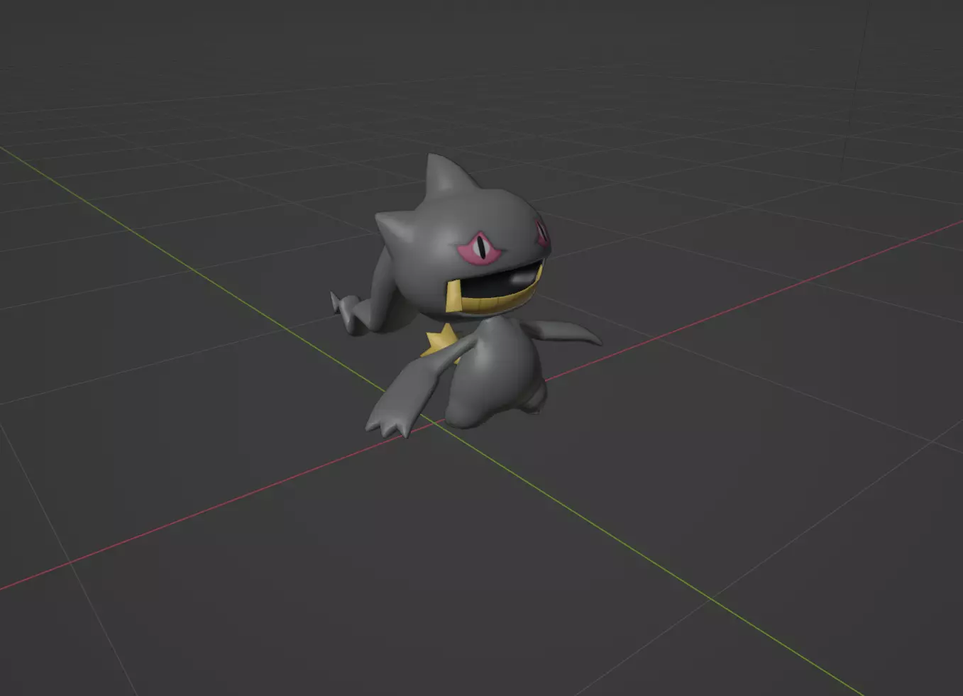 Banette pokemon 3D print model 3D print model_0