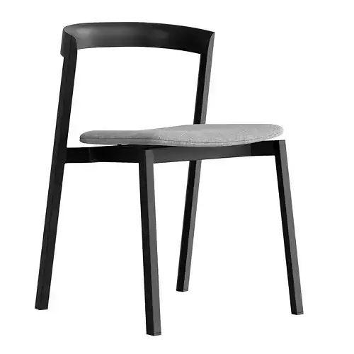 Vuue Stacking Chair With Aluminium Seat and Cushion