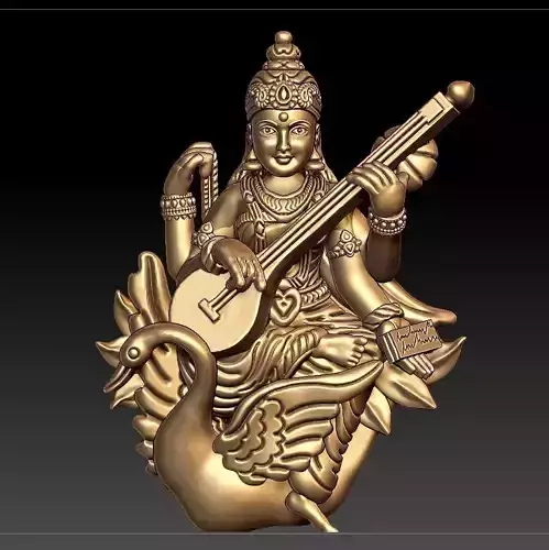 SARASHVATHI PENDENT 3D print model