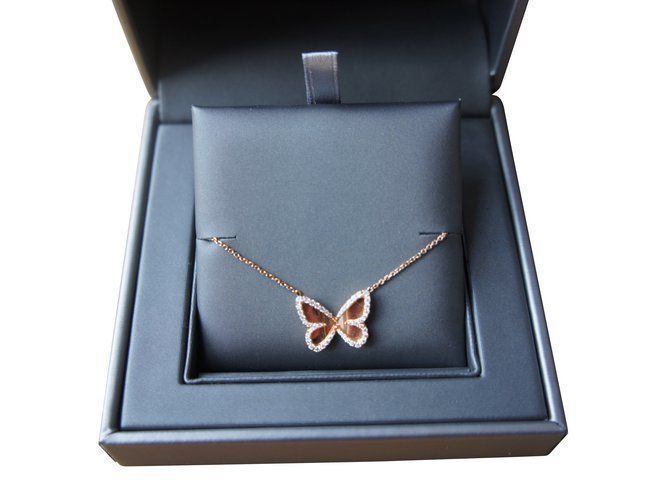 YD283 butterfly necklace in sterling silver 3D print model_3