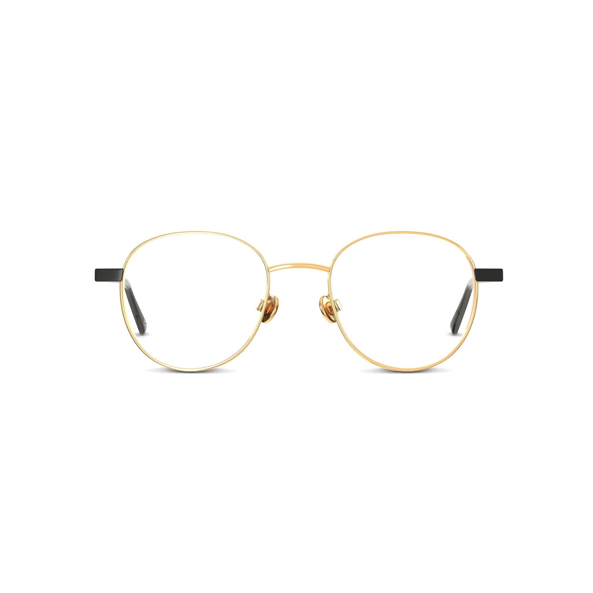 EOE EYEWEAR - Tavelsjo Bronze Glasses Low-poly 3D model_2