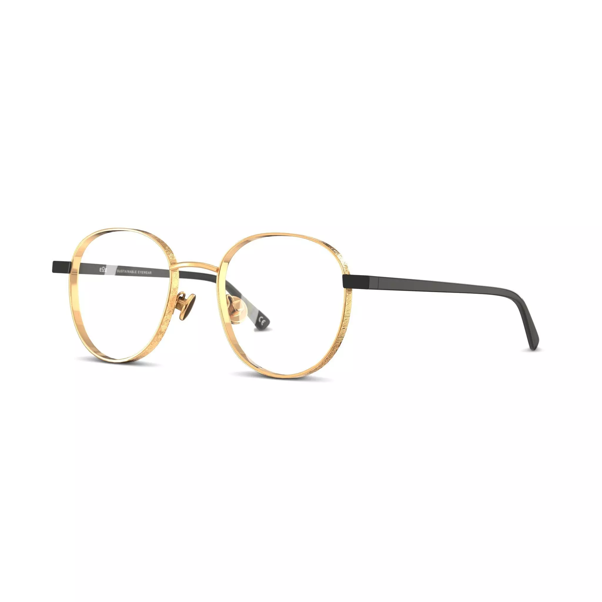 EOE EYEWEAR - Tavelsjo Bronze Glasses Low-poly 3D model_0