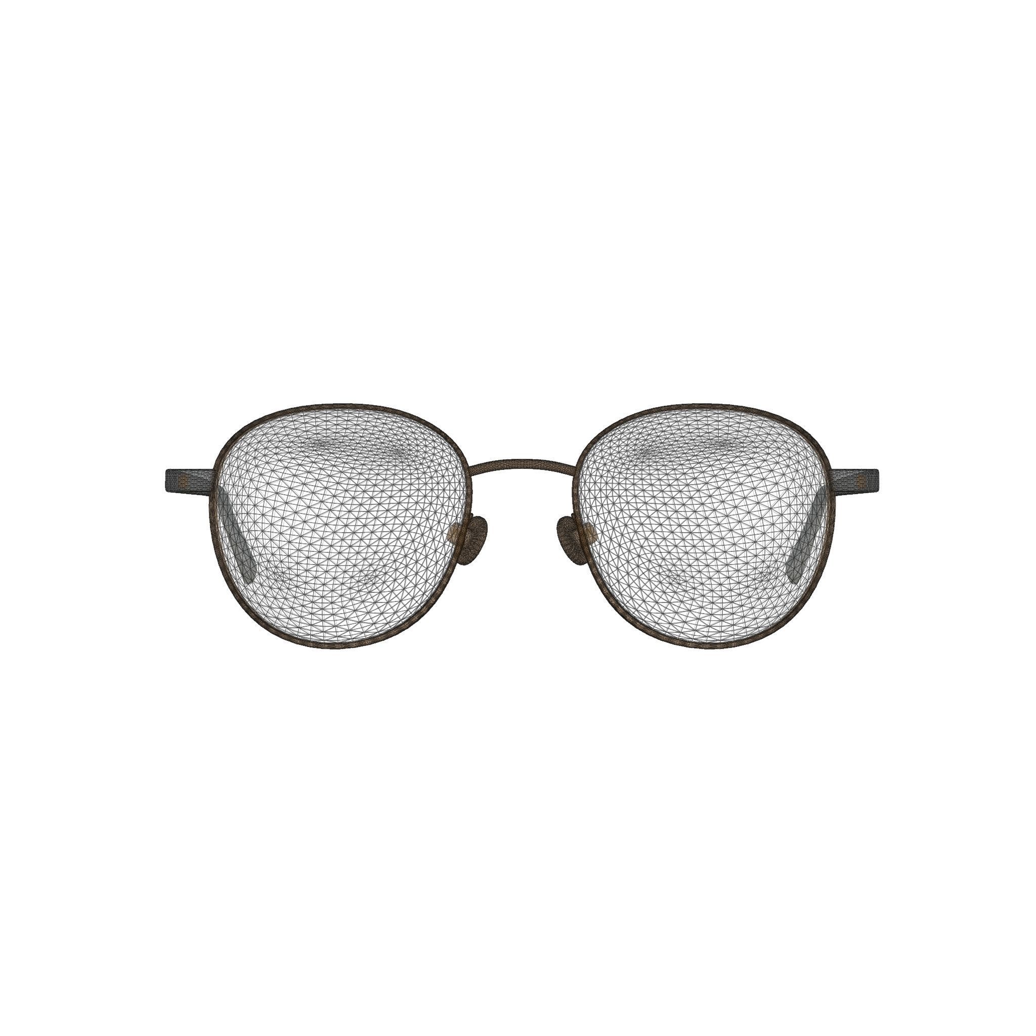 EOE EYEWEAR - Tavelsjo Bronze Glasses Low-poly 3D model_6