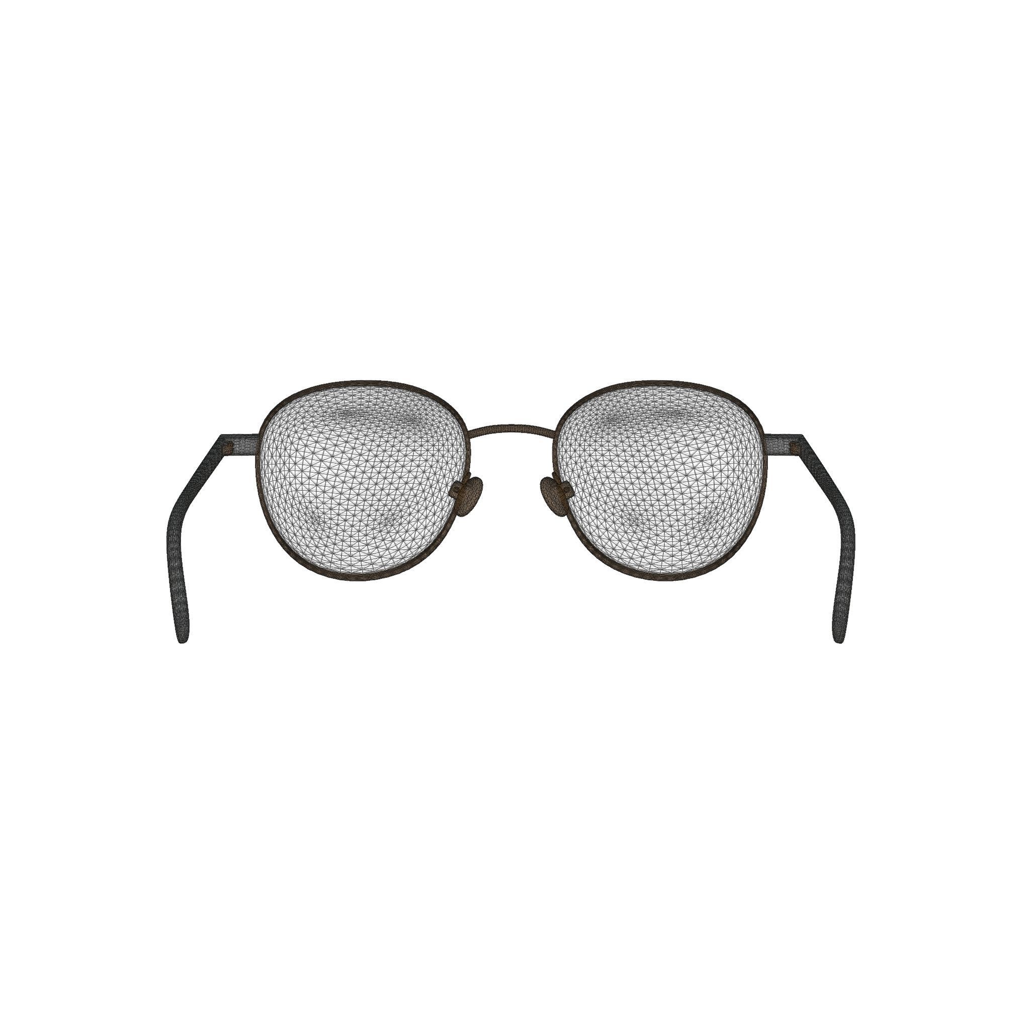 EOE EYEWEAR - Tavelsjo Bronze Glasses Low-poly 3D model_5