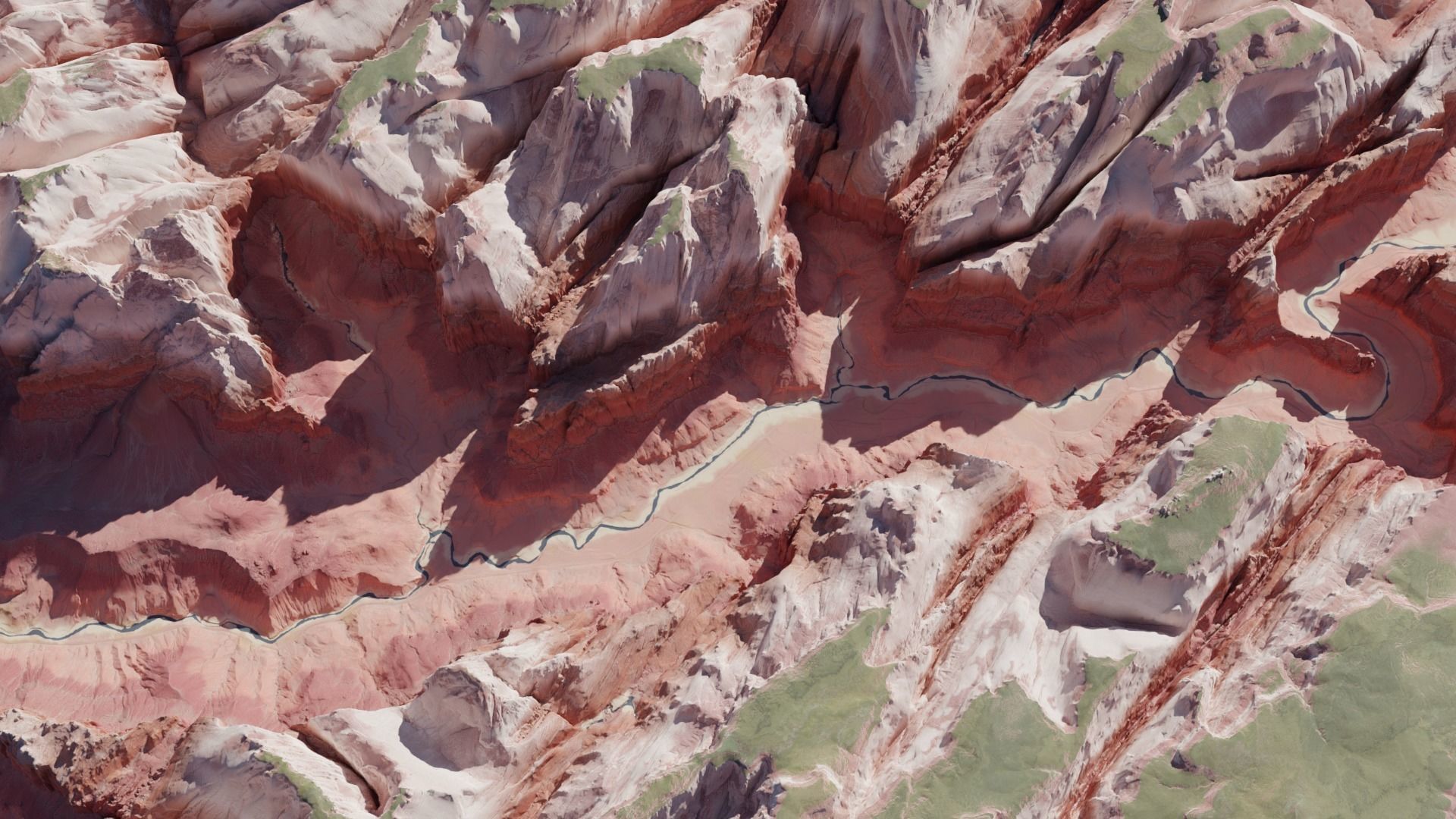 Zion National Park Low-poly 3D model_4