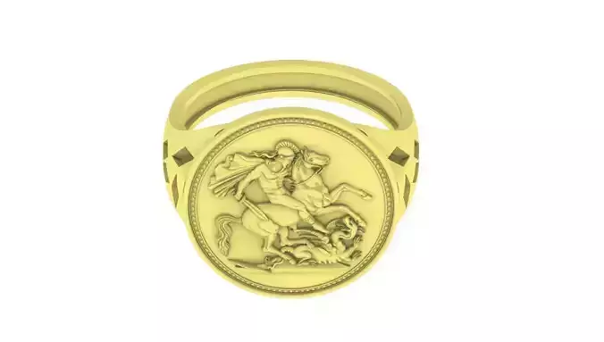 Alexander The King Ring 3D print model
