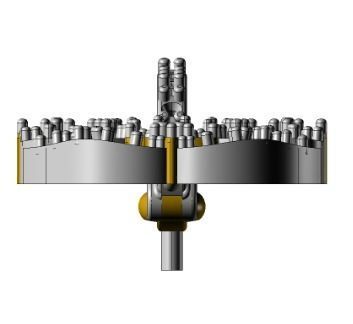 YD285 lever with handle 3D print model_1