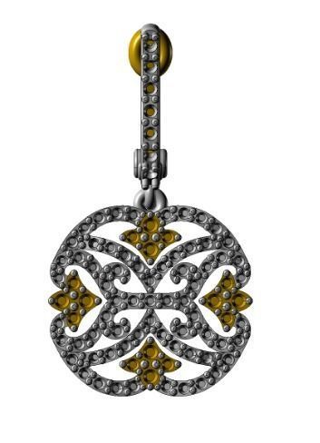 YD285 lever with handle 3D print model_4