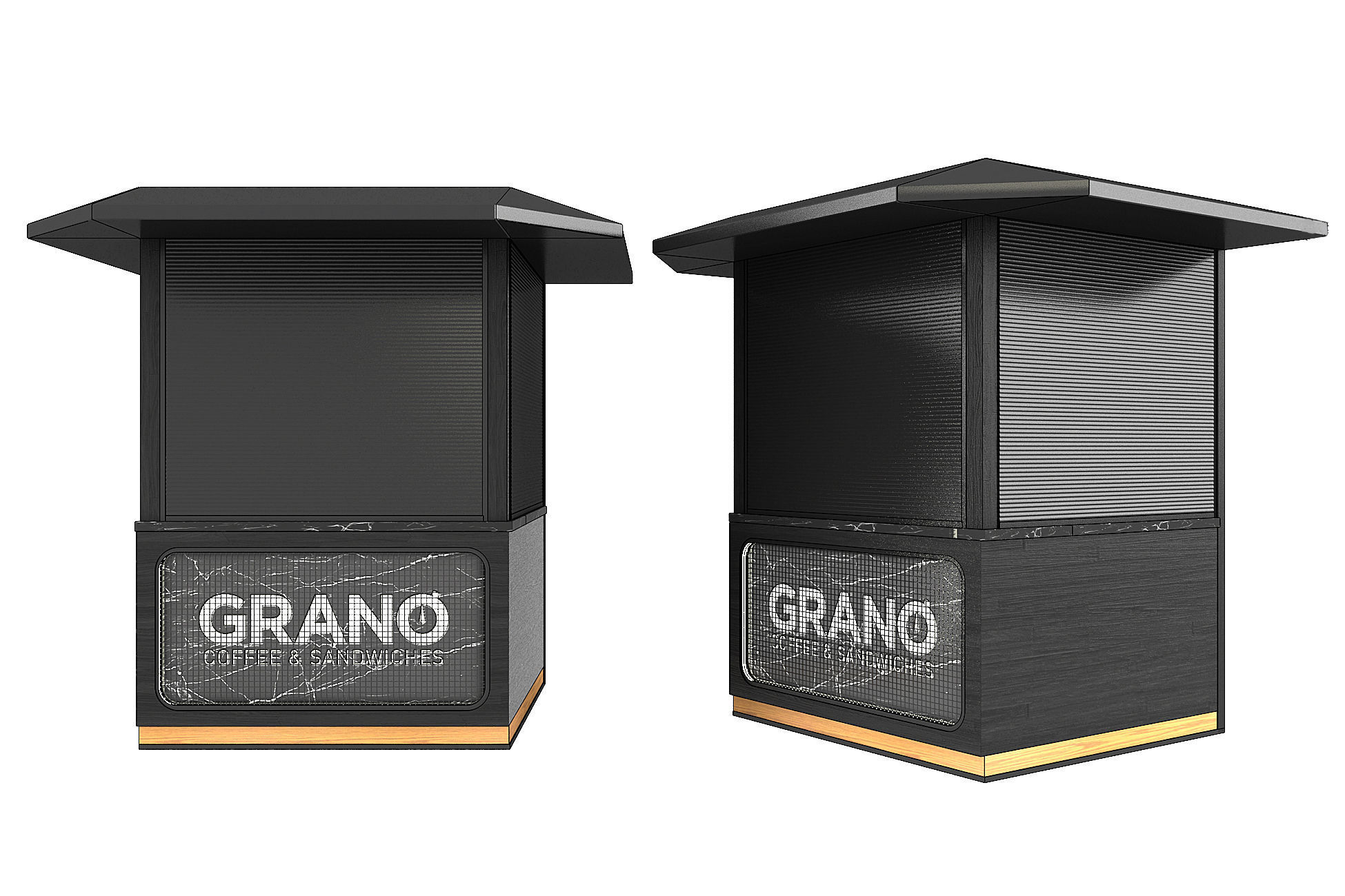 Cafe Bar New design 3d model 3D model_4