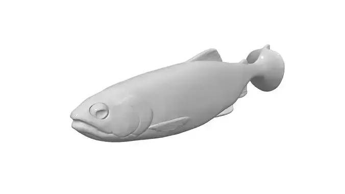 Trout soft bait 3d print 3D print model