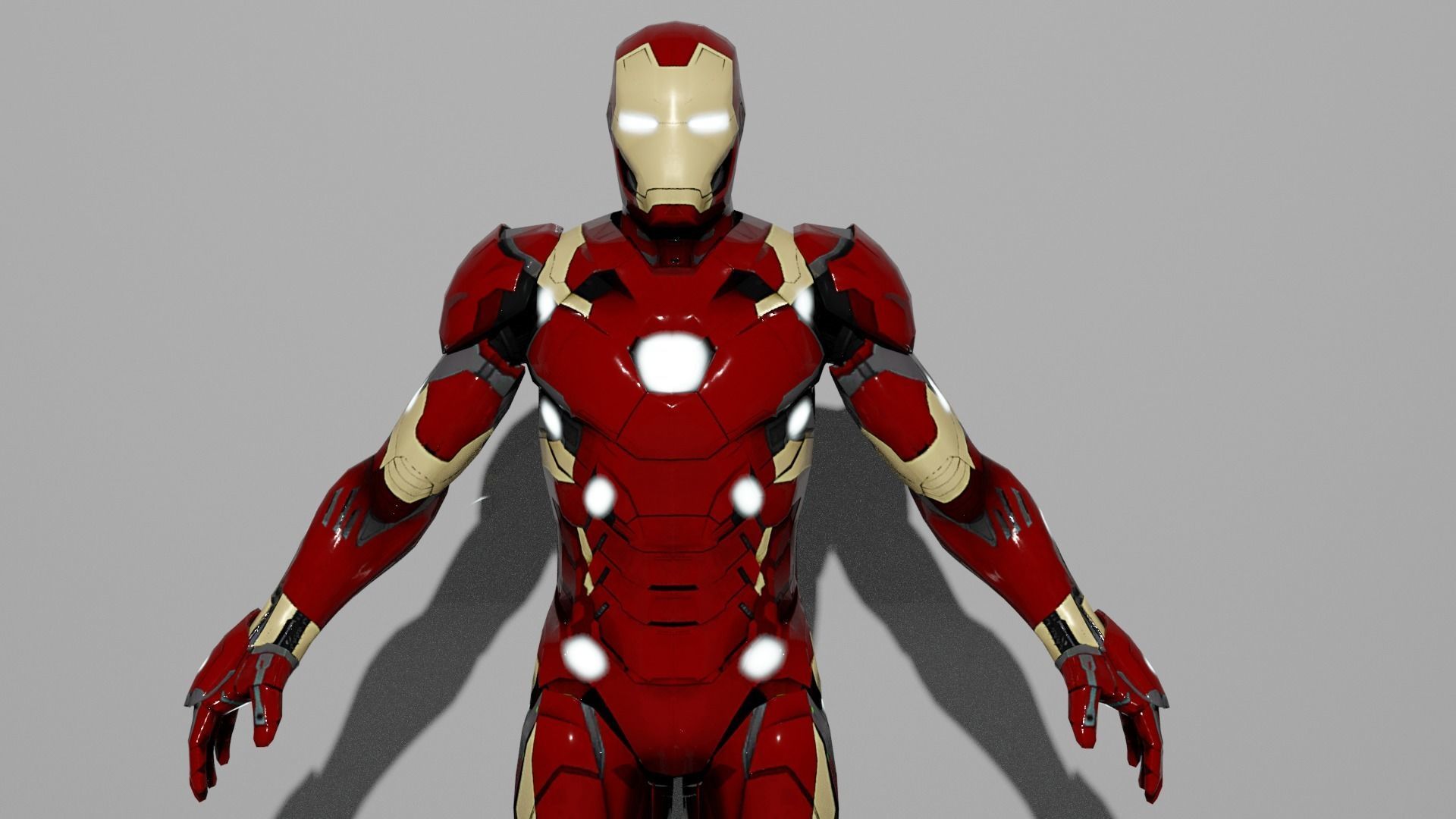  Ironman MK 46 3D model_1