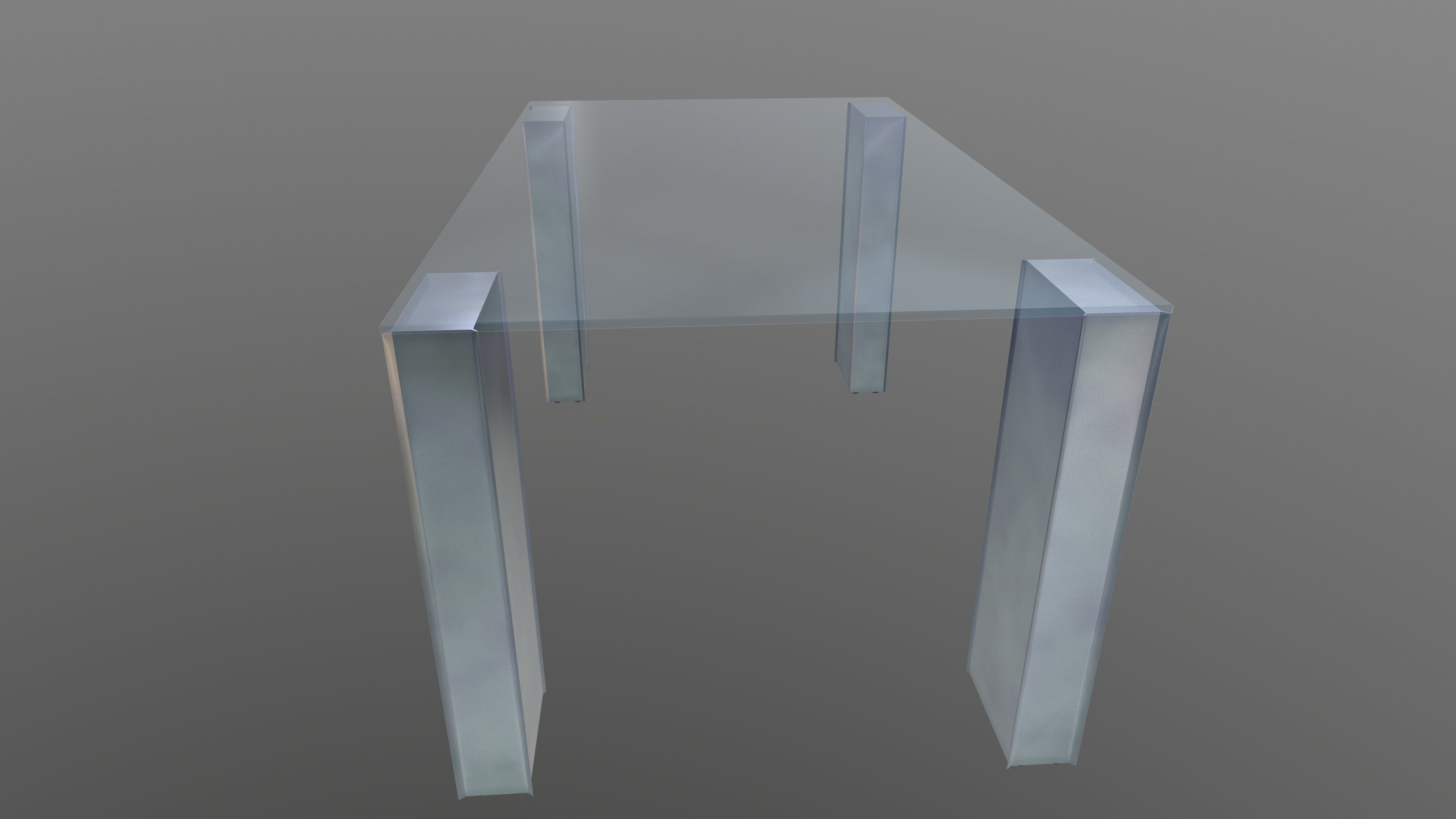 Coffee Table 3D Model AR VR PBR Low-poly 3D model_5