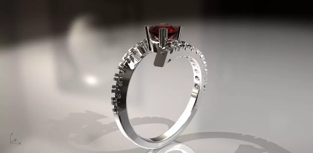 Rings Contrarie Free 3D print model