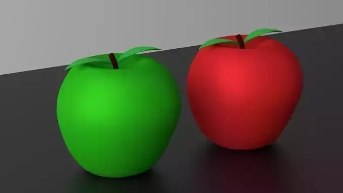 Cartoon Cute Apple Fruit