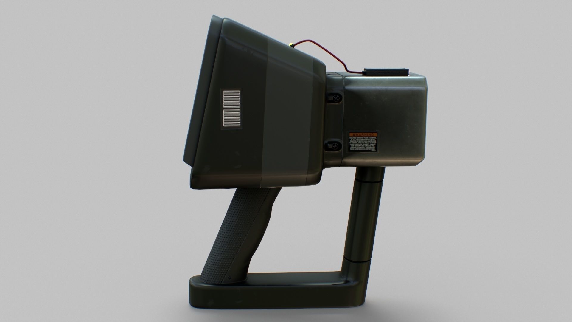 Sci-Fi Portable Scanner Low-poly 3D model_7