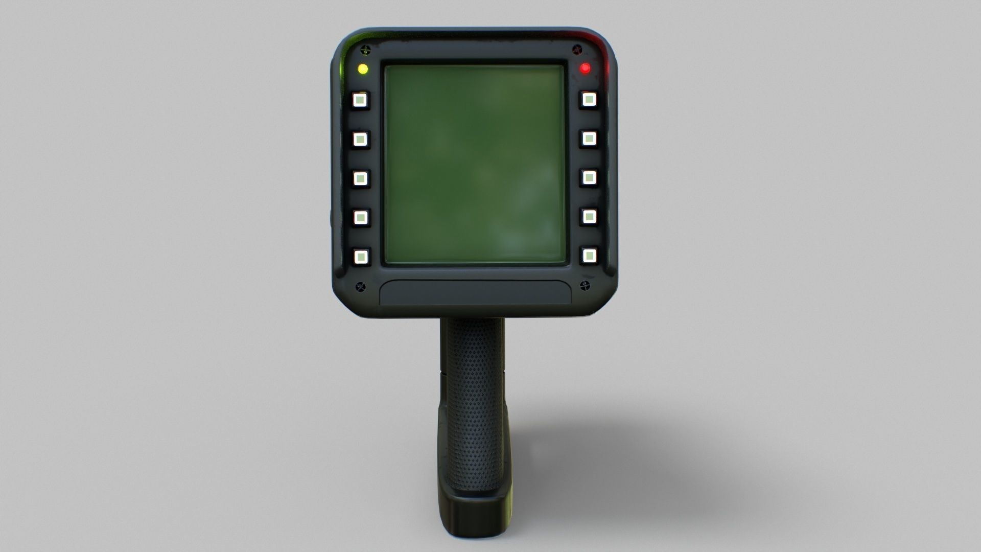 Sci-Fi Portable Scanner Low-poly 3D model_5