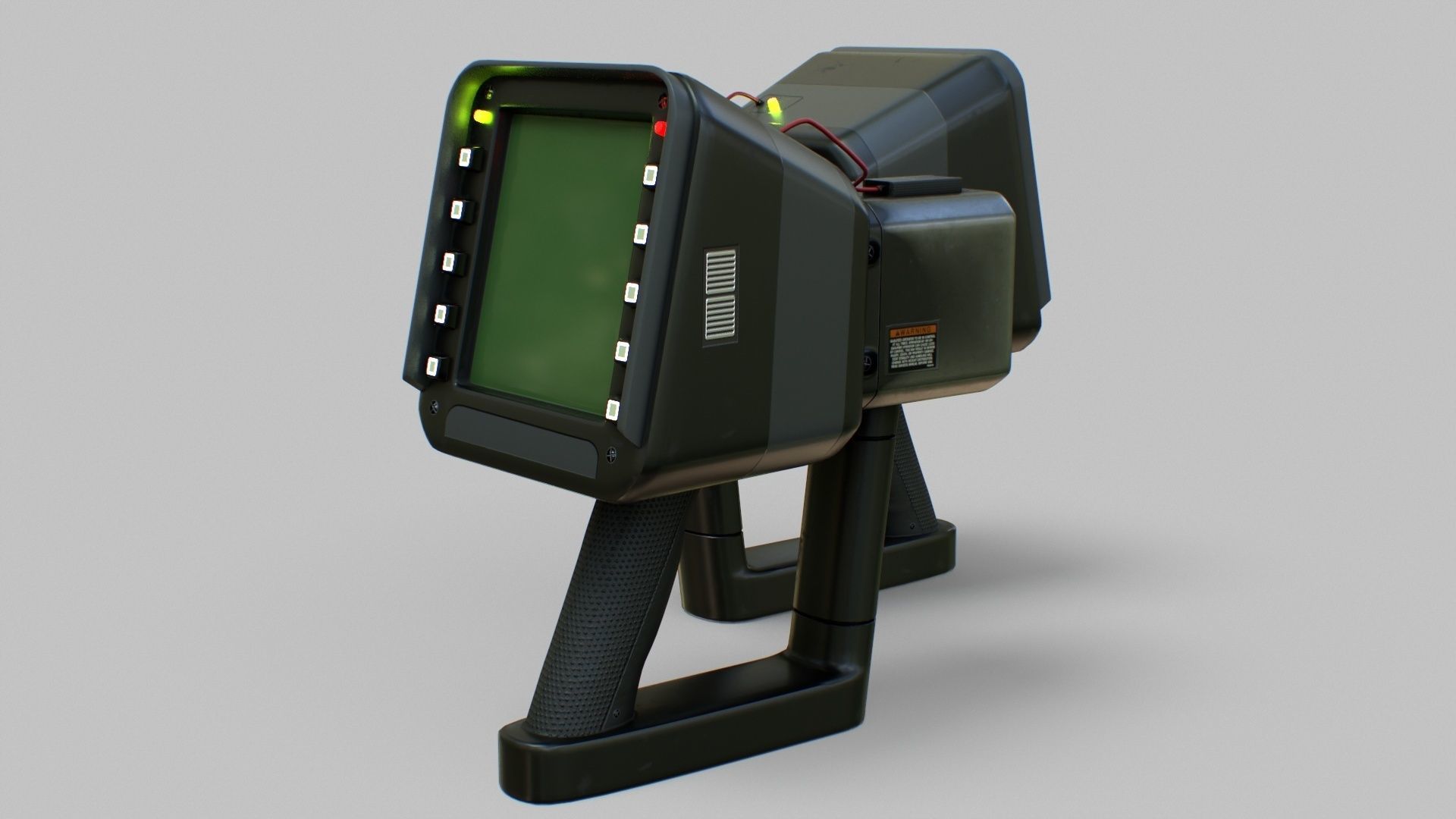 Sci-Fi Portable Scanner Low-poly 3D model_24
