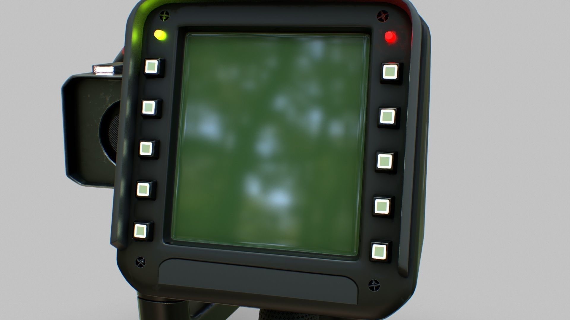 Sci-Fi Portable Scanner Low-poly 3D model_32