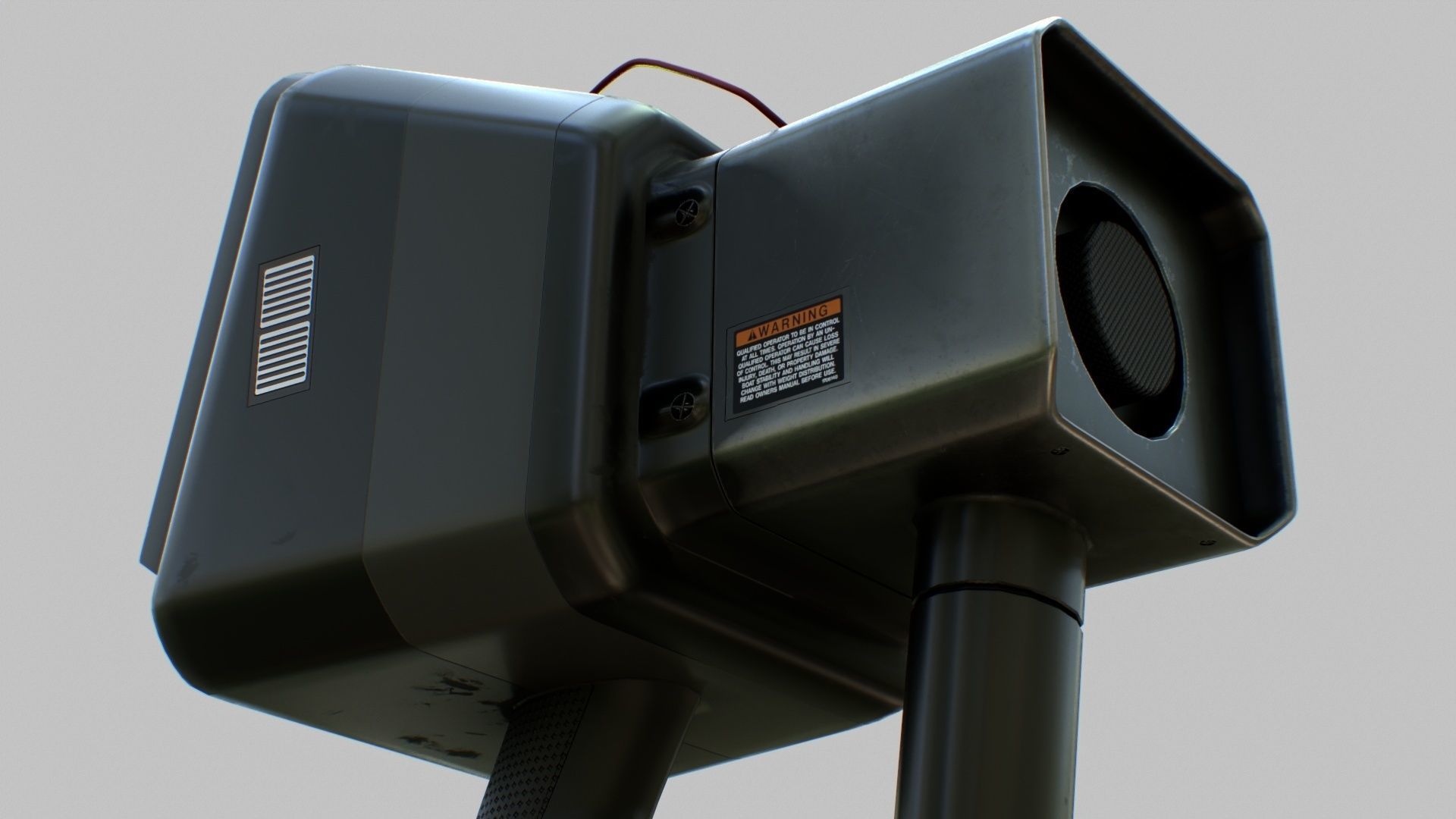 Sci-Fi Portable Scanner Low-poly 3D model_14