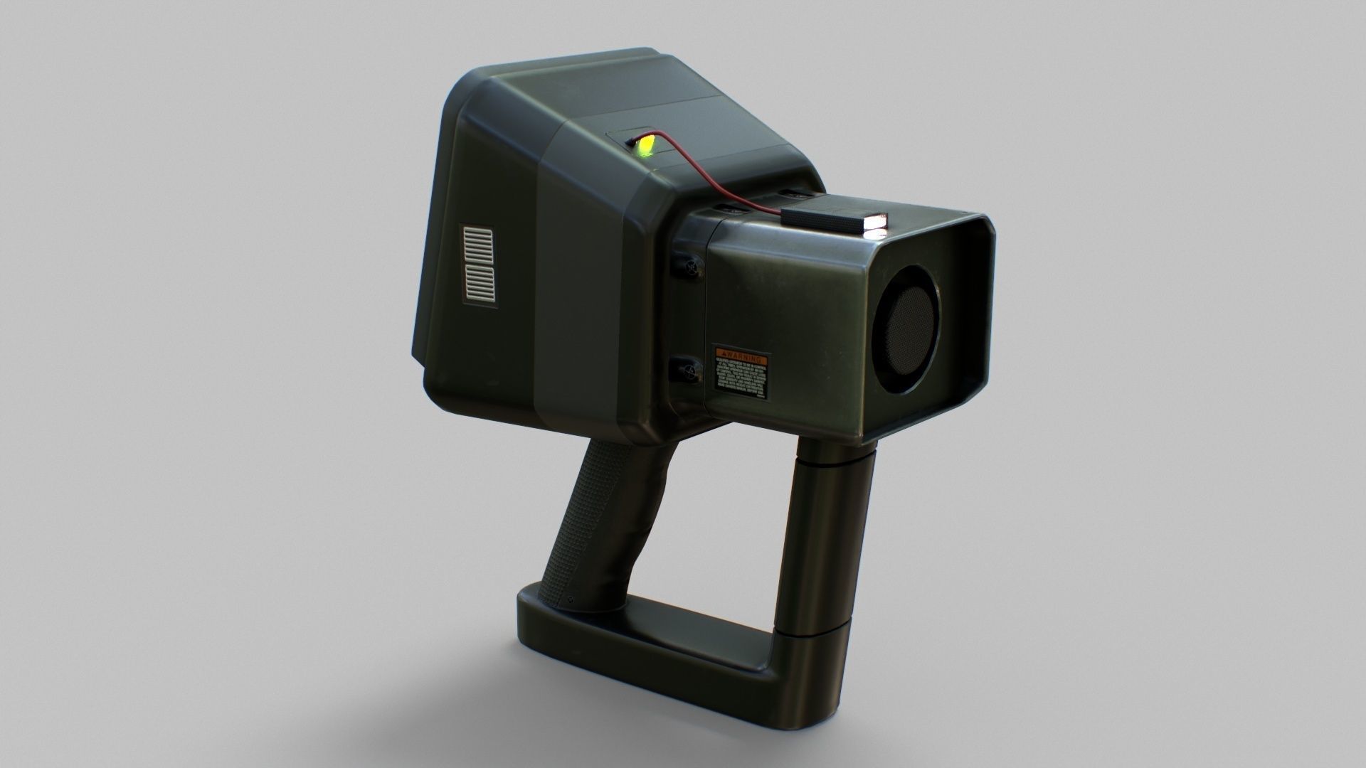 Sci-Fi Portable Scanner Low-poly 3D model_8