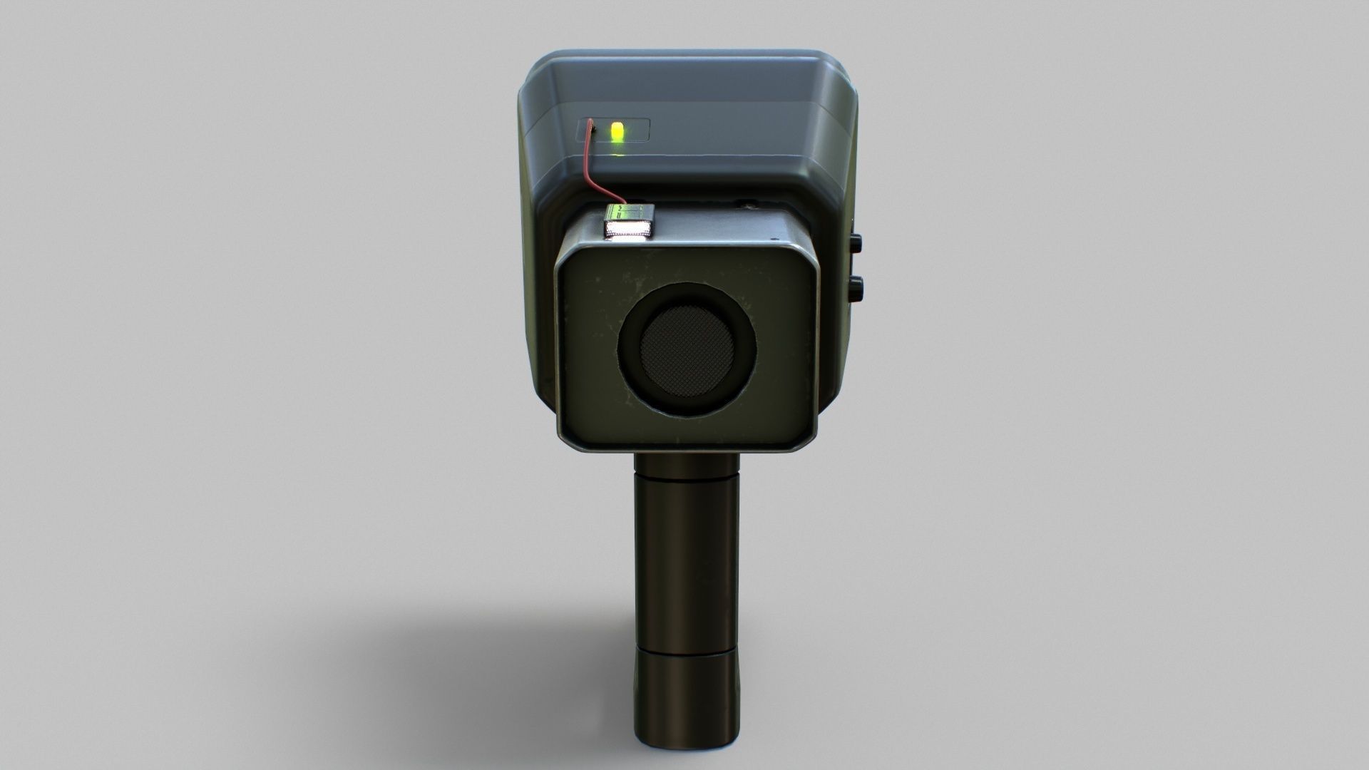 Sci-Fi Portable Scanner Low-poly 3D model_10