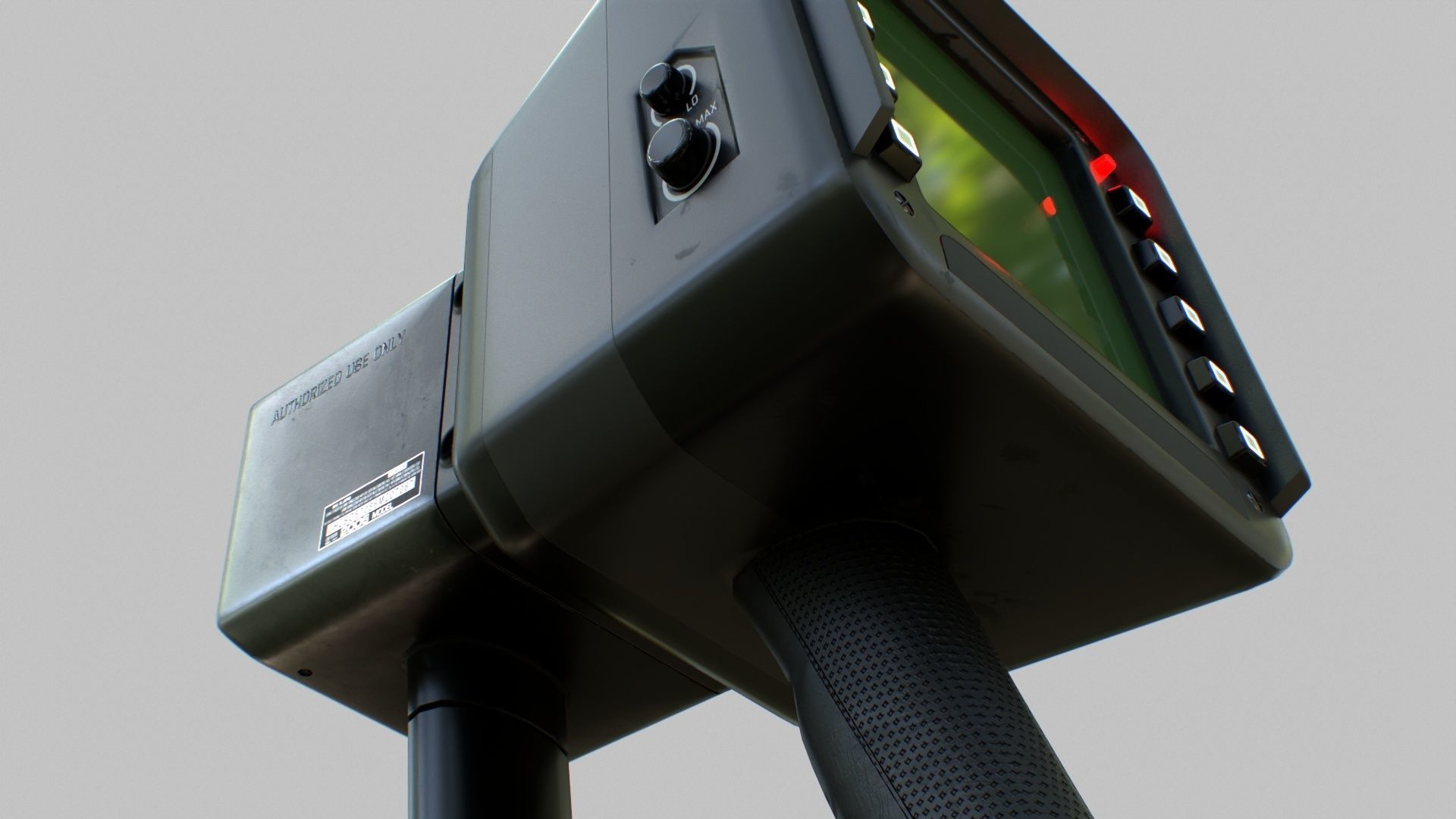 Sci-Fi Portable Scanner Low-poly 3D model_16
