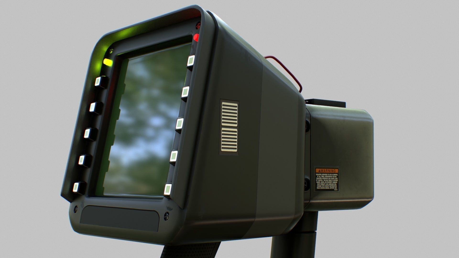 Sci-Fi Portable Scanner Low-poly 3D model_18