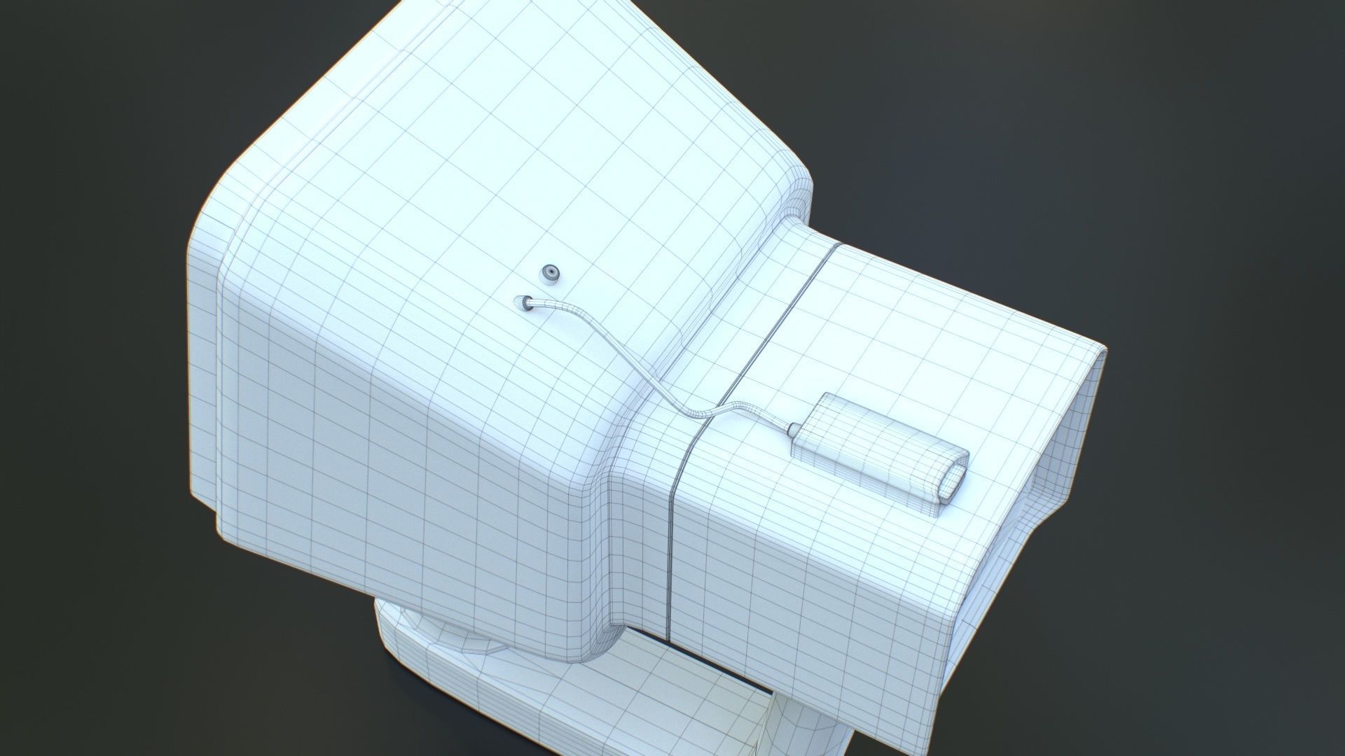 Sci-Fi Portable Scanner Low-poly 3D model_36