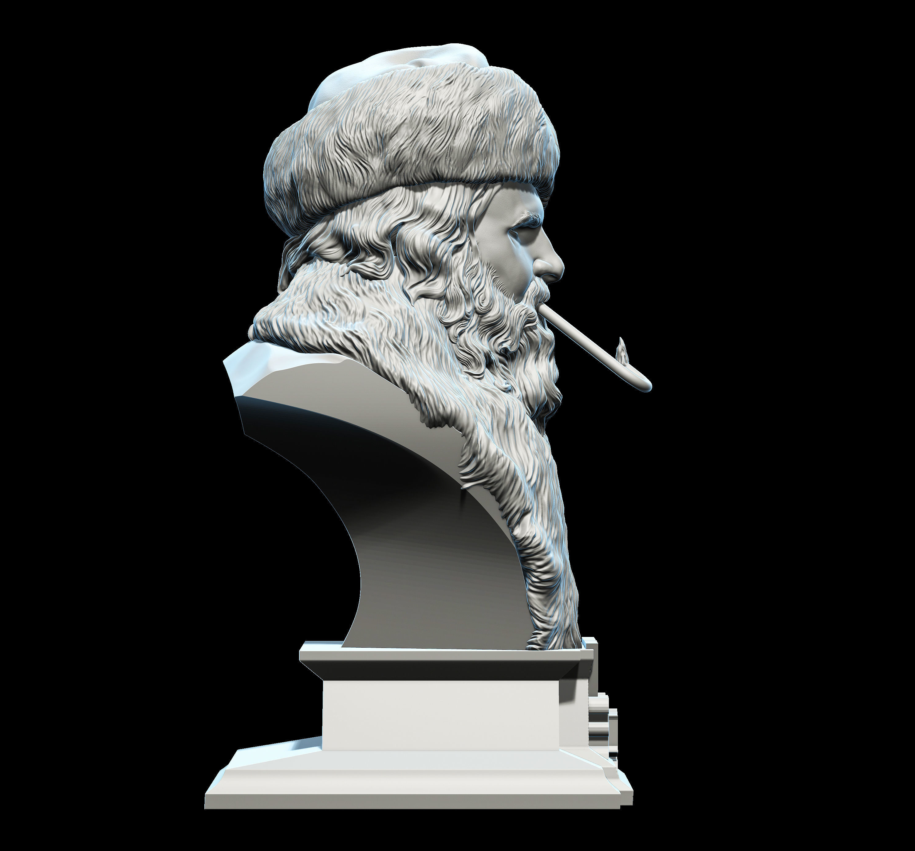 Violent Night - David Harbour portrait  3D print model_8