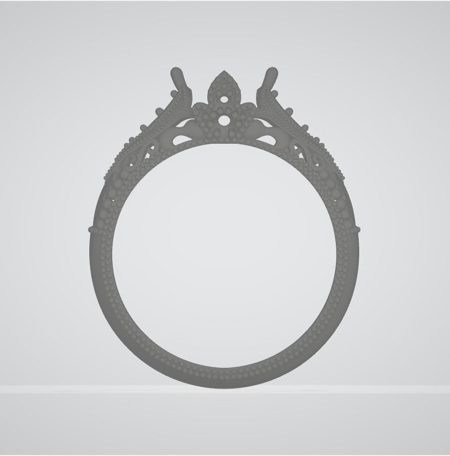 ANTIQUE Ring 3D print model_11