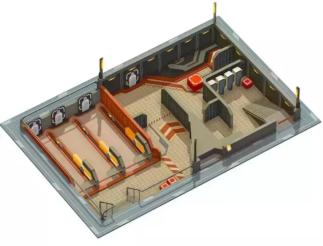 isometrical shooting room 01