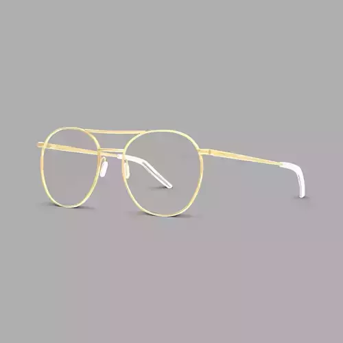 Eco - Osaka Gold Glasses Low-poly 3D model