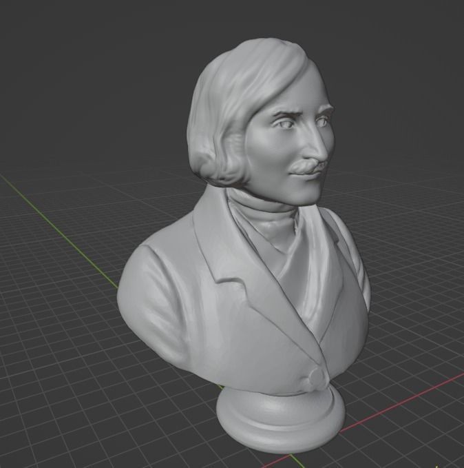 Nikolai Gogol 3D print model_18