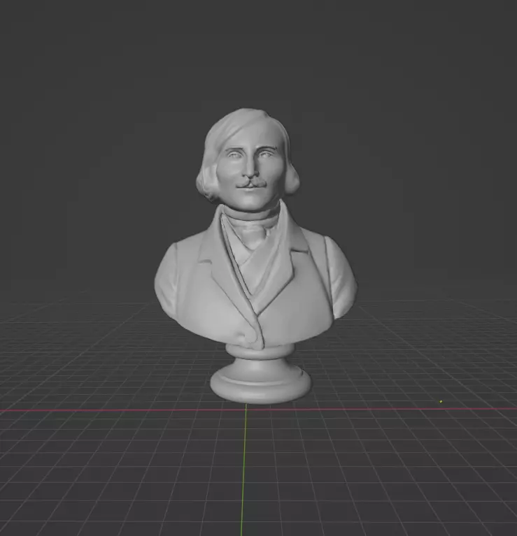 Nikolai Gogol 3D print model_0