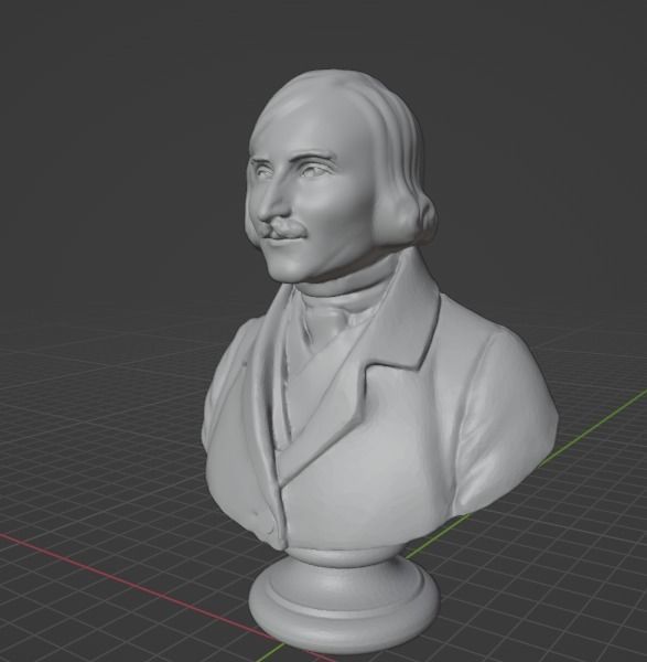 Nikolai Gogol 3D print model_9